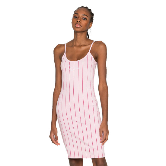 Karl Kani Γυναικείο φόρεμα Small Signature Pinstripe Dress
